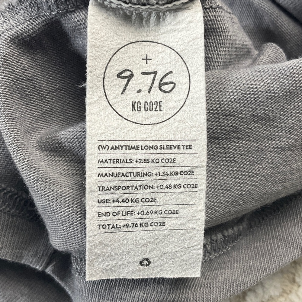Allbirds Anytime Long Sleeve Tee Size Medium - Picture 7 of 9